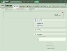 Tablet Screenshot of dragon-xx.deviantart.com