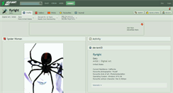 Desktop Screenshot of flyright.deviantart.com