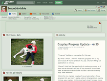 Tablet Screenshot of beyond-invisible.deviantart.com