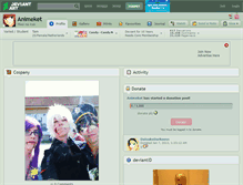 Tablet Screenshot of animeket.deviantart.com