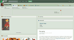 Desktop Screenshot of demon-gaap.deviantart.com