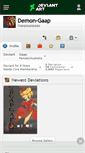 Mobile Screenshot of demon-gaap.deviantart.com