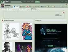 Tablet Screenshot of go4moo.deviantart.com