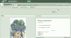 Desktop Screenshot of marionette-ox.deviantart.com