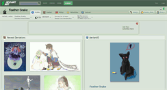 Desktop Screenshot of feather-snake.deviantart.com