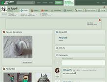 Tablet Screenshot of mrspajdi.deviantart.com
