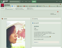 Tablet Screenshot of jemimai.deviantart.com
