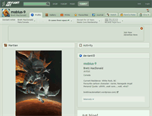 Tablet Screenshot of mobius-9.deviantart.com