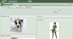 Desktop Screenshot of gamelovingfox.deviantart.com