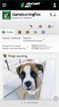 Mobile Screenshot of gamelovingfox.deviantart.com