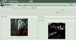 Desktop Screenshot of kyliefaye.deviantart.com