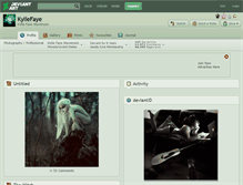 Tablet Screenshot of kyliefaye.deviantart.com
