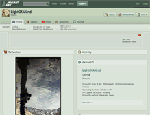 Tablet Screenshot of lightofakind.deviantart.com