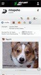 Mobile Screenshot of misspoho.deviantart.com
