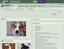 Tablet Screenshot of misspoho.deviantart.com