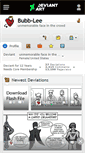 Mobile Screenshot of bubb-lee.deviantart.com