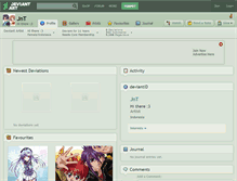 Tablet Screenshot of jnt.deviantart.com