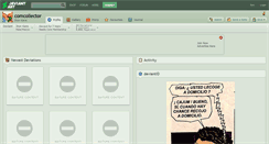 Desktop Screenshot of comcollector.deviantart.com