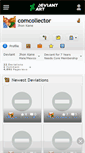 Mobile Screenshot of comcollector.deviantart.com