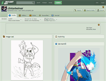 Tablet Screenshot of clintonheimer.deviantart.com