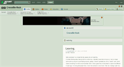 Desktop Screenshot of crocodile-rock.deviantart.com