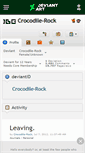 Mobile Screenshot of crocodile-rock.deviantart.com