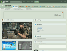 Tablet Screenshot of krstatzar.deviantart.com