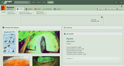 Desktop Screenshot of mycene.deviantart.com