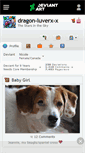 Mobile Screenshot of dragon-luverx-x.deviantart.com