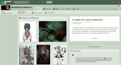 Desktop Screenshot of demented-creations.deviantart.com