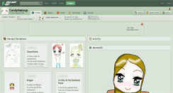 Desktop Screenshot of candymakeup.deviantart.com