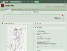 Tablet Screenshot of ironshuriken.deviantart.com