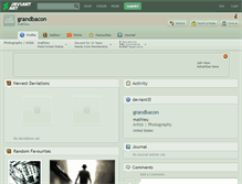 Tablet Screenshot of grandbacon.deviantart.com