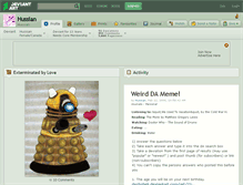 Tablet Screenshot of hussian.deviantart.com