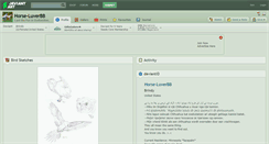 Desktop Screenshot of horse-luverbb.deviantart.com