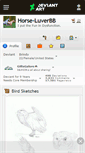Mobile Screenshot of horse-luverbb.deviantart.com