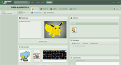 Desktop Screenshot of make-a-pokemon.deviantart.com