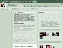 Tablet Screenshot of fetishstyle.deviantart.com