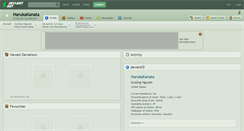 Desktop Screenshot of harukakanata.deviantart.com