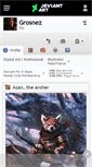 Mobile Screenshot of grosnez.deviantart.com
