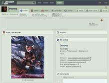 Tablet Screenshot of grosnez.deviantart.com