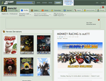 Tablet Screenshot of doms3d.deviantart.com