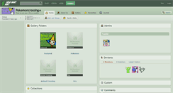 Desktop Screenshot of pokemoncrossing.deviantart.com