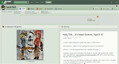 Desktop Screenshot of hawk7865.deviantart.com