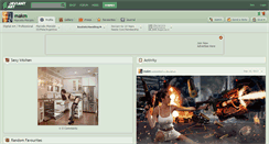Desktop Screenshot of makm.deviantart.com