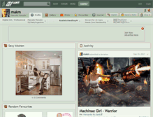 Tablet Screenshot of makm.deviantart.com
