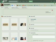 Tablet Screenshot of kyouyaplz.deviantart.com