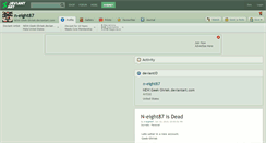 Desktop Screenshot of n-eight87.deviantart.com