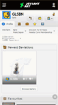 Mobile Screenshot of glsbn.deviantart.com