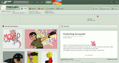 Desktop Screenshot of hiddenlights.deviantart.com
